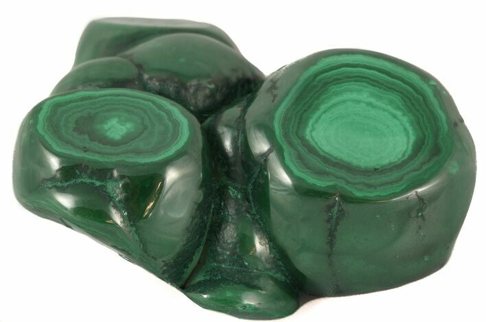 Polished Malachite Specimen - Congo #45232